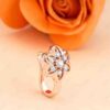 Rose Gold Nosepin without Piercing Pressing Type Press Nose ring  AJA-1004 - Image 2