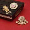 Combo of 3 Ethnic Adjustable Finger Rings For Women AJR-1008
