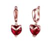 Ahimanpur Jewellers Heart-Shape Cubic Zirconia Aluminum, Nickel Stud Earring PM-6053 - Image 2
