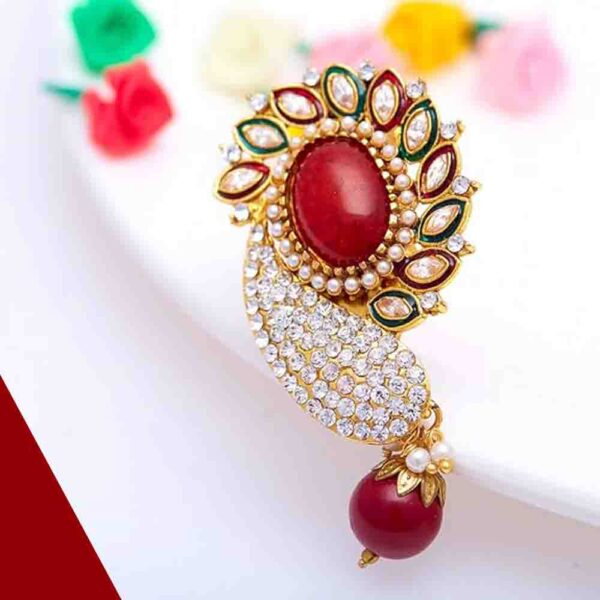 Ahimanpur Jewellers Floral Love Brooch PM-6063