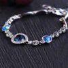Ahimanpur Jewellers Nickel, Aluminum Cubic Zirconia Platinum Bracelet PM-6066