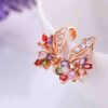 Ahimanpur Jewellers AAA swiss cubic zirconia white gold plated earrings for women PP-6133
