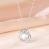Ahimanpur Jewellers AAA swiss cubic zirconia white gold plated pendant for women PP-6111