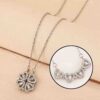 Ahimanpur Jewellers AAA swiss cubic zirconia white gold plated pendant for women PP-6116